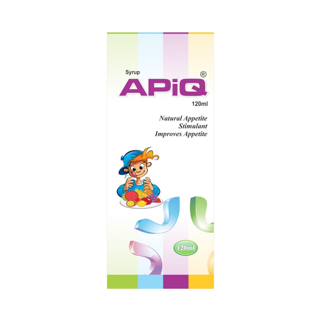 Apiq Syrup 120ml Natural Appetite Stimulant Improves Appetite