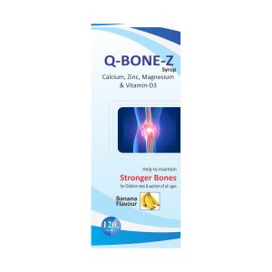 Q Bone Z Syrup Calcium Zinc Magnesium & Vitamin D3