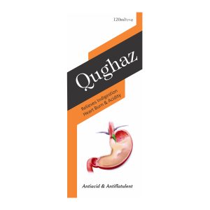 Qughaz Syrup 120ml Relieves Indigestion Heart Burn & Acidity